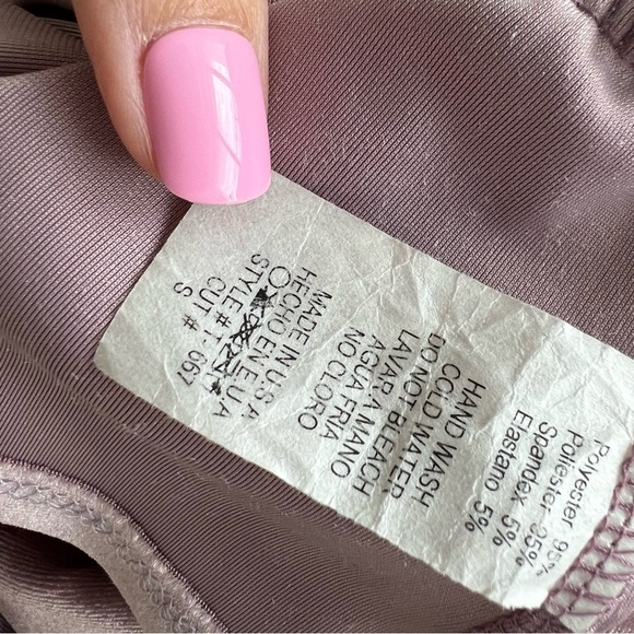 A'gaci Purple Velvet V Neck Peplum Top 2000s Y2K Size Small Festival Party GNO - Picture 4 of 4